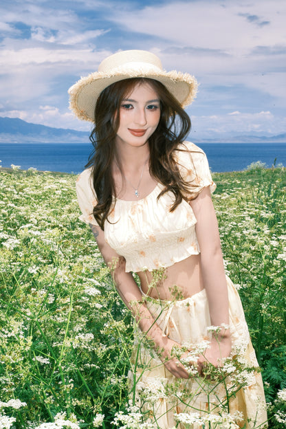 Sayram Lake Sunny Theme Silver Pendant - Women's Style