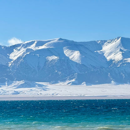 Sayram Lake Sunny Theme Silver Pendant - Men's Style